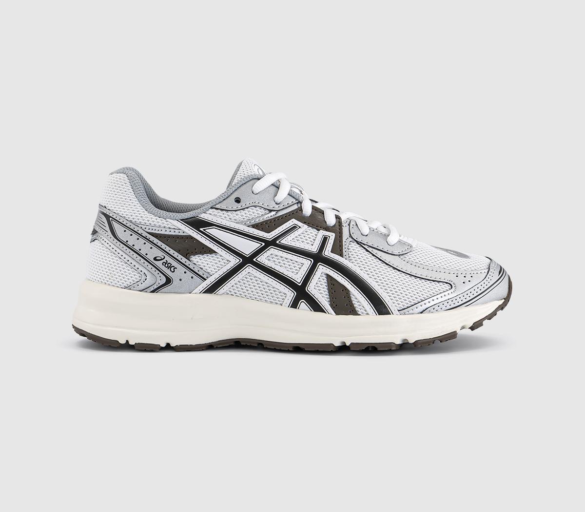 ASICSJog 100 S TrainersWhite Black Coffee