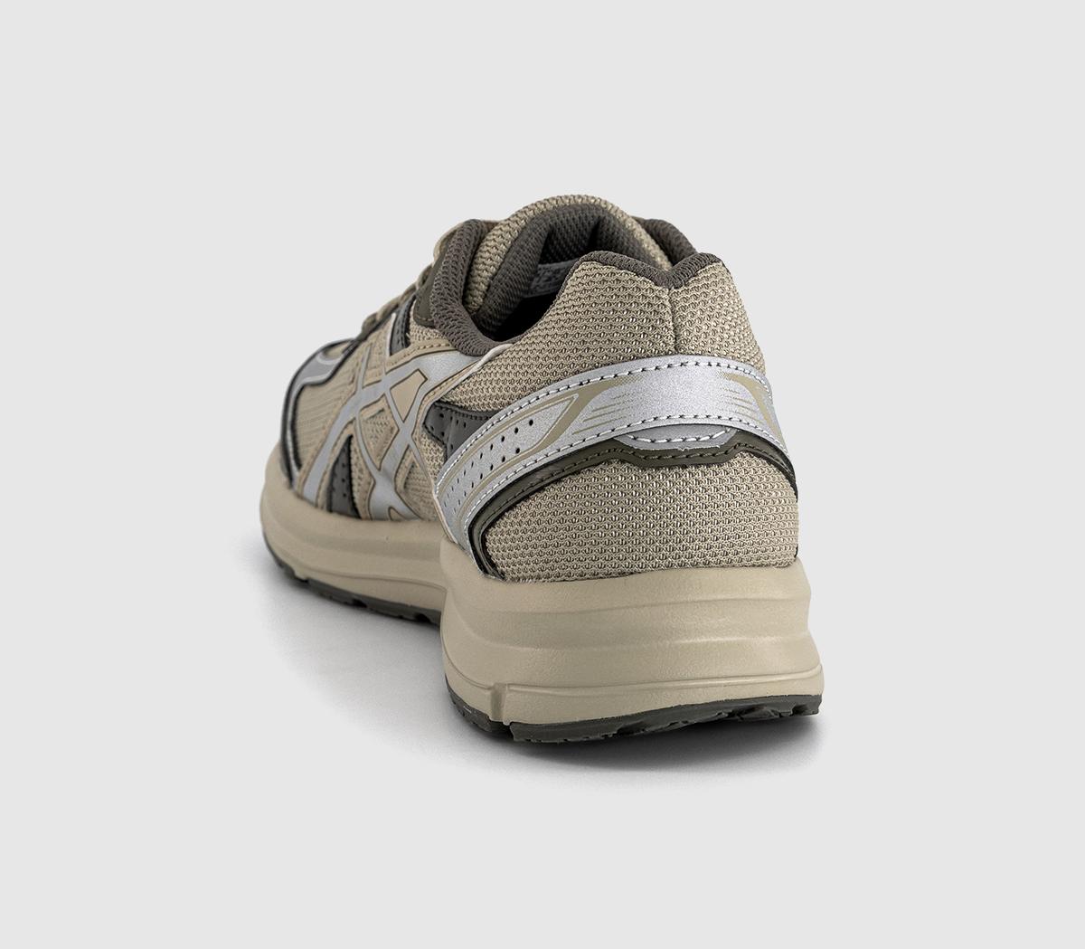 ASICSJog 100S Trainers ASICSJog 100S TrainersKhaki Pure Silver