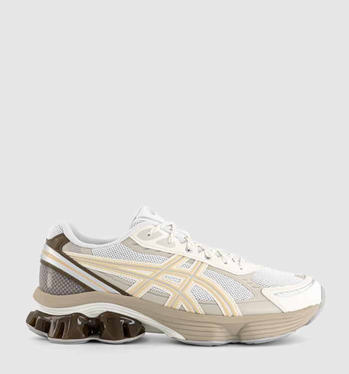 ASICS Gel-Kinetic Fluent Trainers White Marzipan