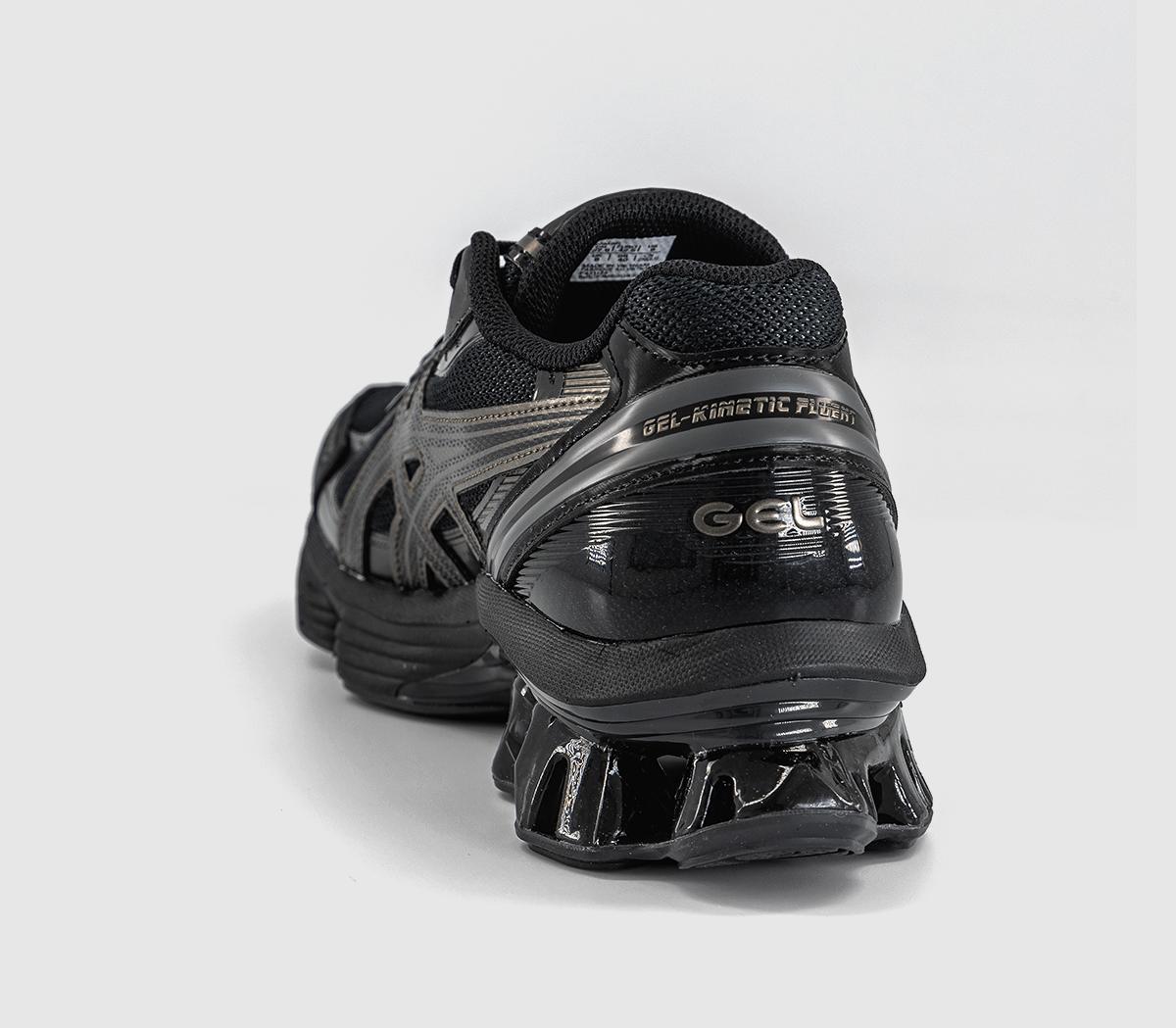 ASICS Gel-kinetic Fluent Trainers Black Graphite Grey - Women's