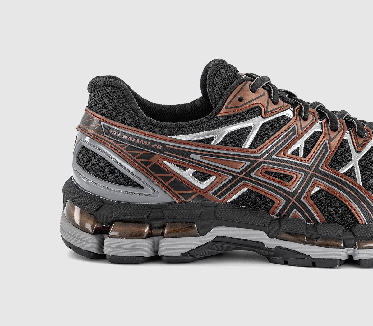 ASICSGel-kayano 20 TrainersBlack Reddish Brown