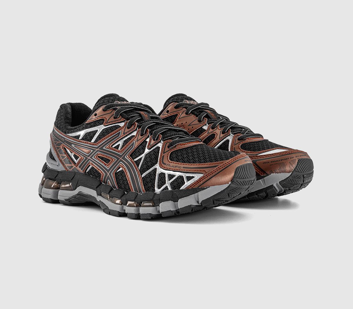 ASICSGel-kayano 20 TrainersBlack Reddish Brown