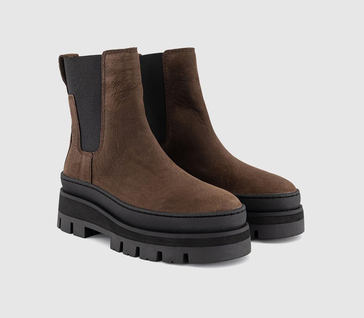 Clarks Boots & ShoesOrianna2 Top Chelsea BootsDark Brown Nubuck