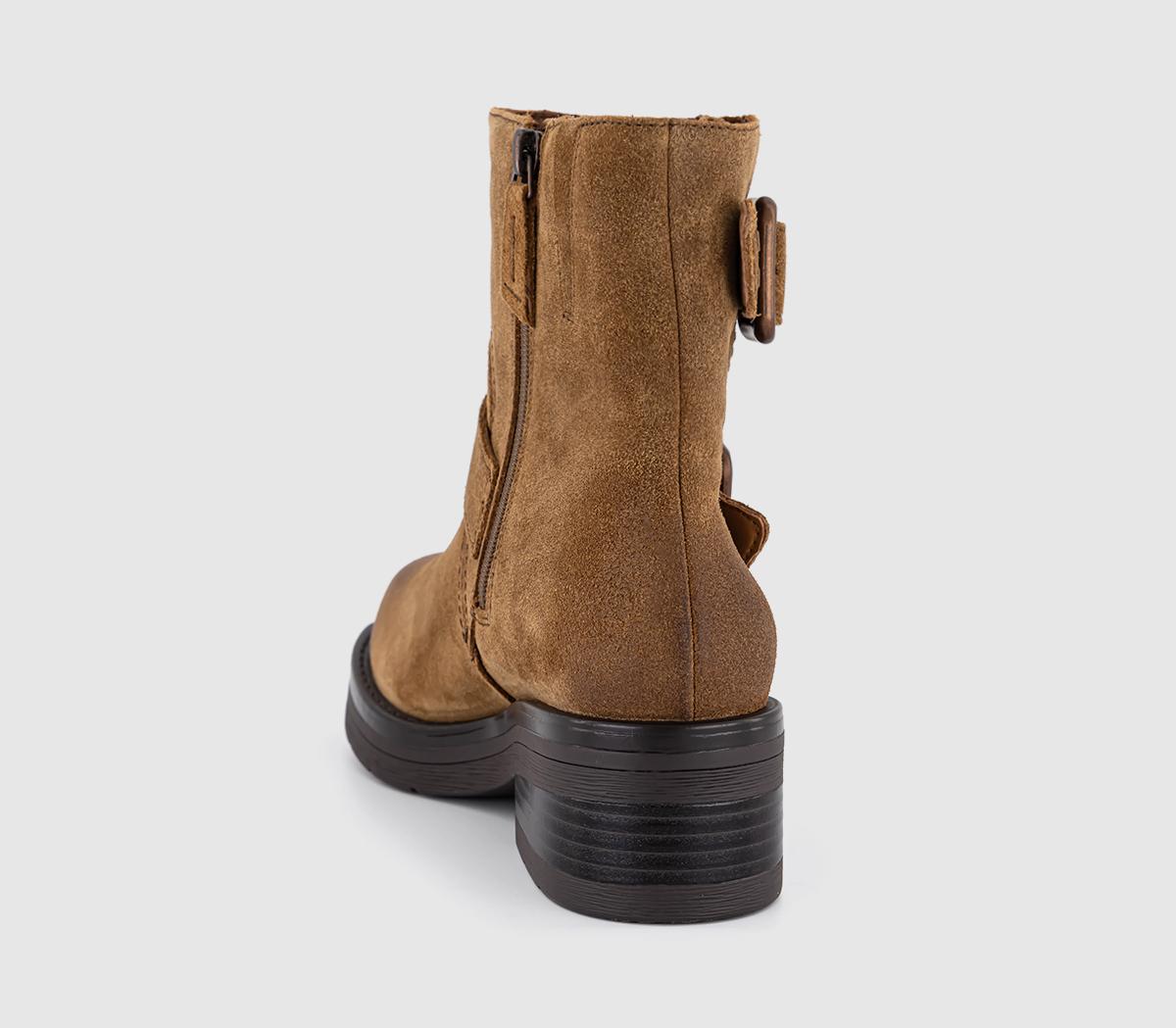 Clarks Boots & ShoesRebelle Buckle Boots Clarks Boots & ShoesRebelle Buckle BootsWalnut Suede