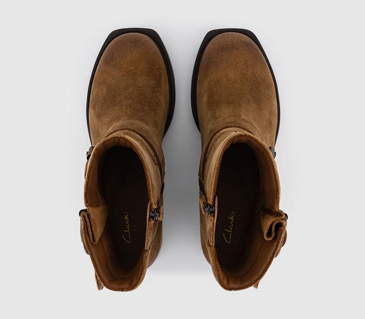 Clarks Boots & ShoesRebelle Buckle Boots Clarks Boots & ShoesRebelle Buckle BootsWalnut Suede