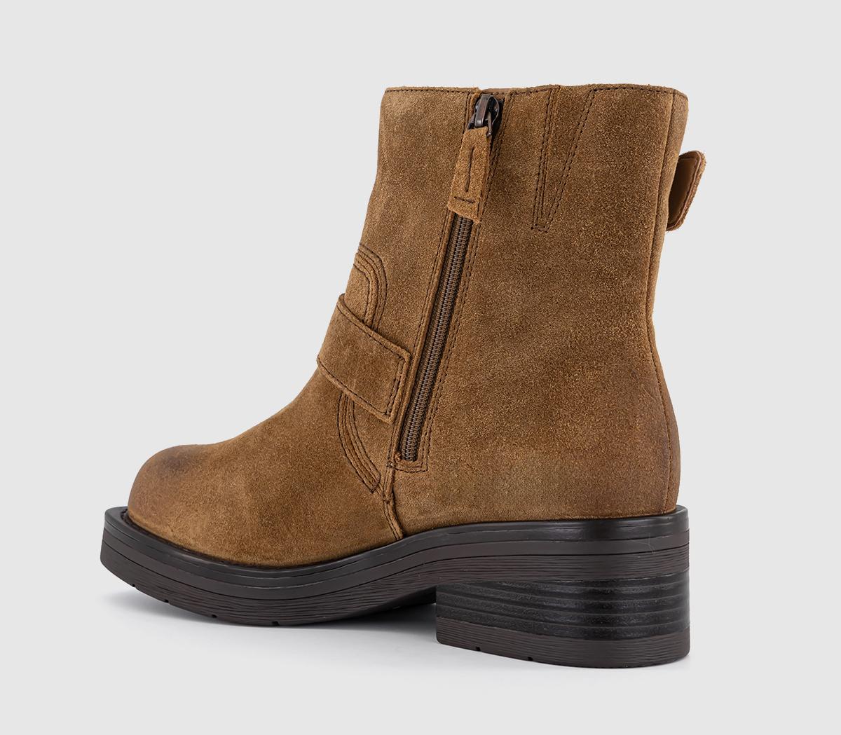 Clarks Boots & ShoesRebelle Buckle Boots Clarks Boots & ShoesRebelle Buckle BootsWalnut Suede