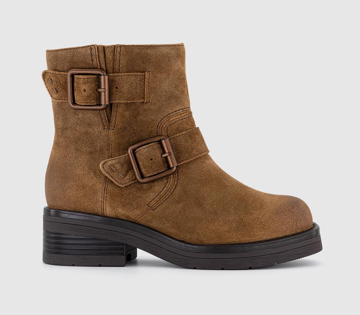 Clarks Boots & ShoesRebelle Buckle BootsWalnut Suede
