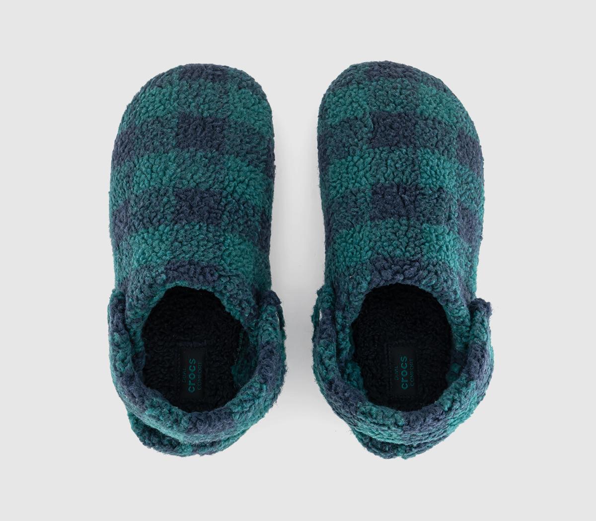 CrocsClassic Cozzzy SlippersHosta Navy Check