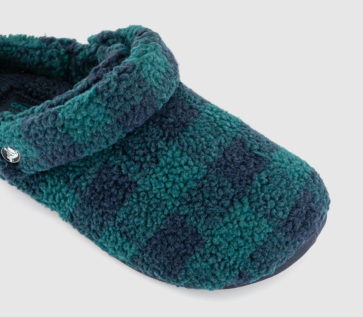 CrocsClassic Cozzzy SlippersHosta Navy Check