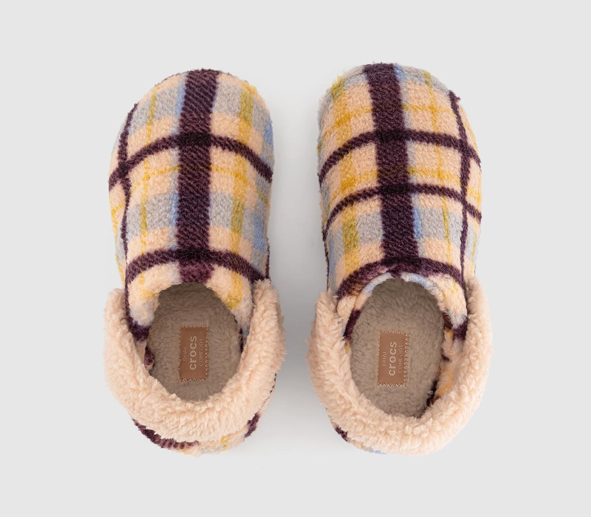 CrocsClassic Cozzzy SlippersPink Caramel Print