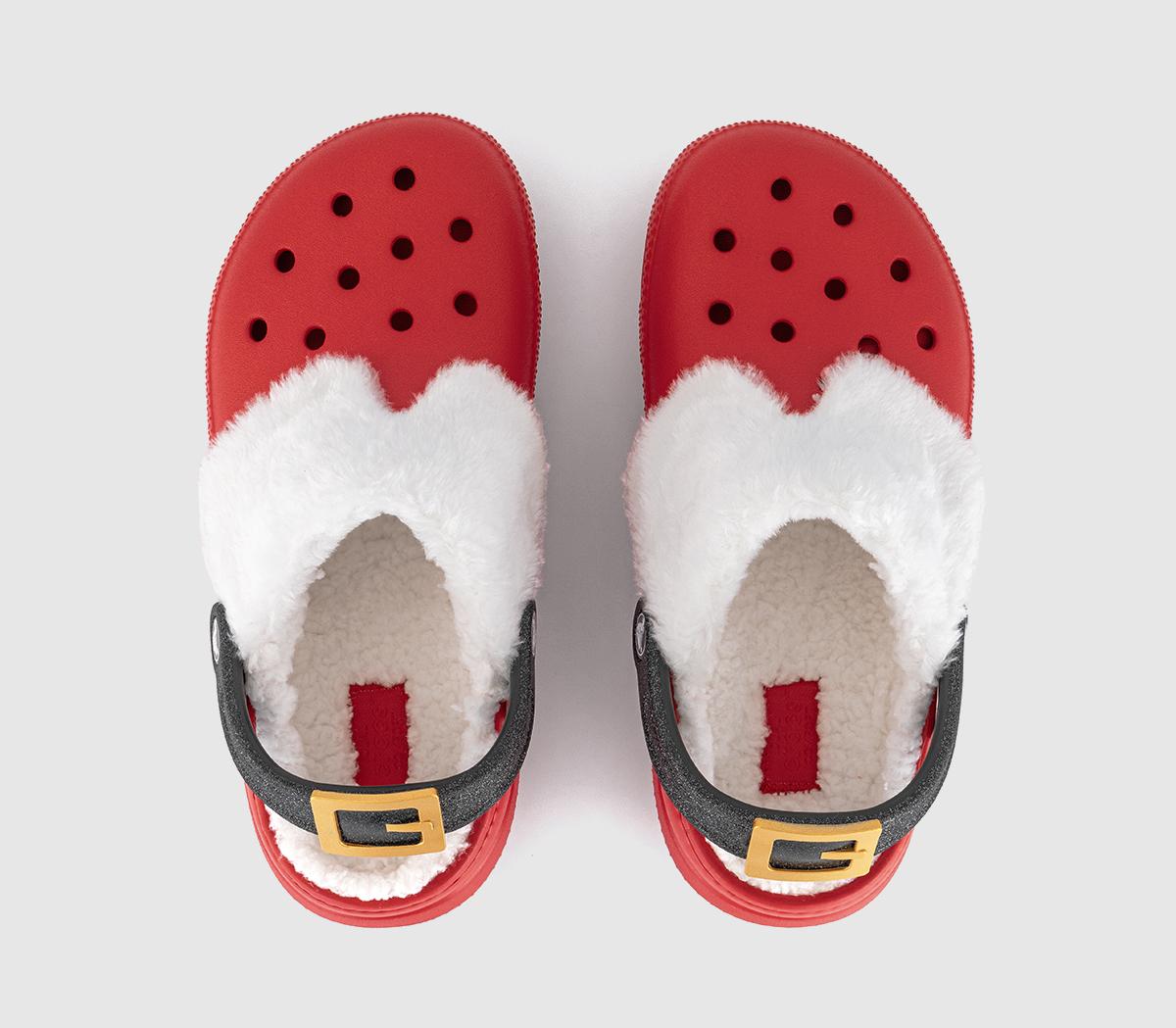 CrocsClassic Lined Santa Clogs CrocsClassic Lined Santa ClogsRed