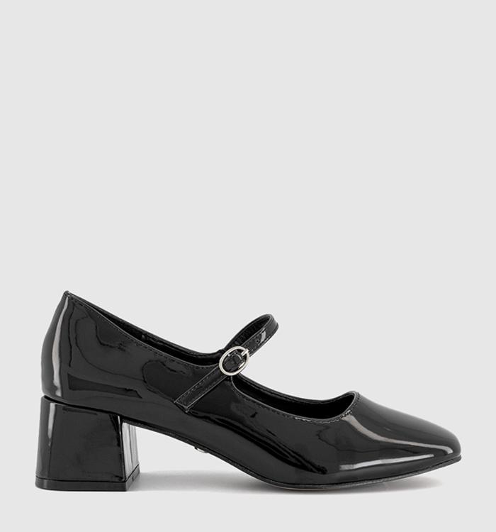OFFICE Martini One Strap Mary Jane Heels Black