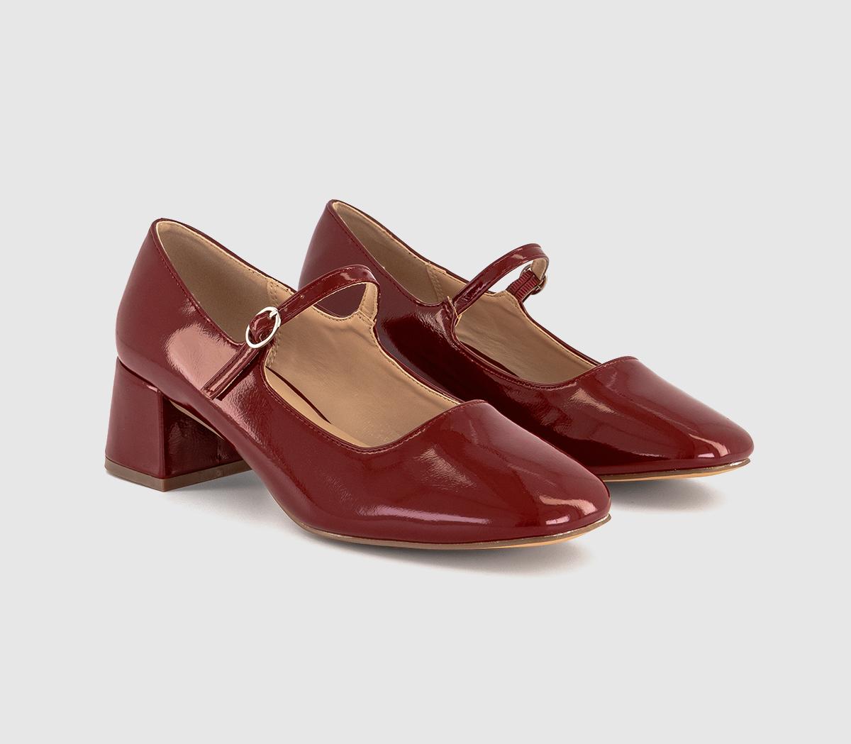 OFFICEMartini One Strap Mary Jane Heels OFFICEMartini One Strap Mary Jane HeelsRed