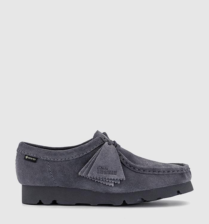 Clarks Originals Wallabee GTX Shoes Black - Women's Flats