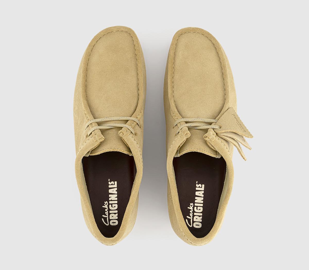 Clarks Originals Wallabee GTX Shoes Maple - Men's Casual Shoes