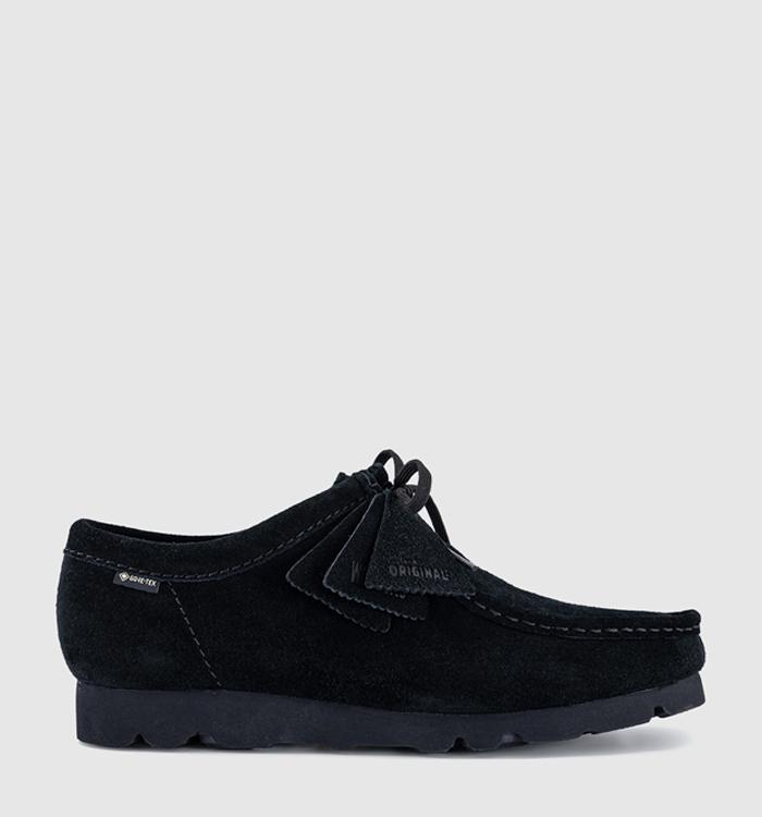 Clarks Originals Wallabee Gortex Shoes Purple Grape - Men's Casual