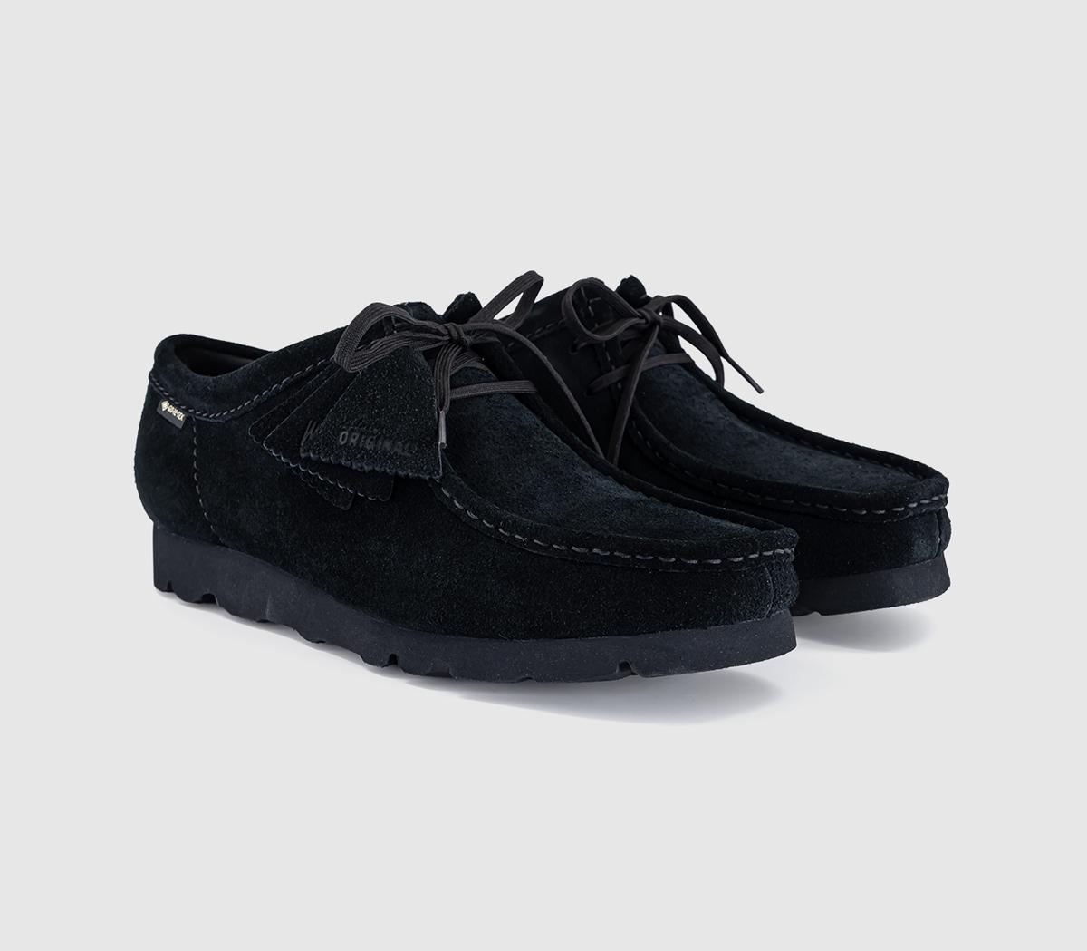 靴 clarks Wallabee gtx black 26cm UK7.5 Clarks Originals Wallabee Gtx Men's Shoes Black Suede - Men's