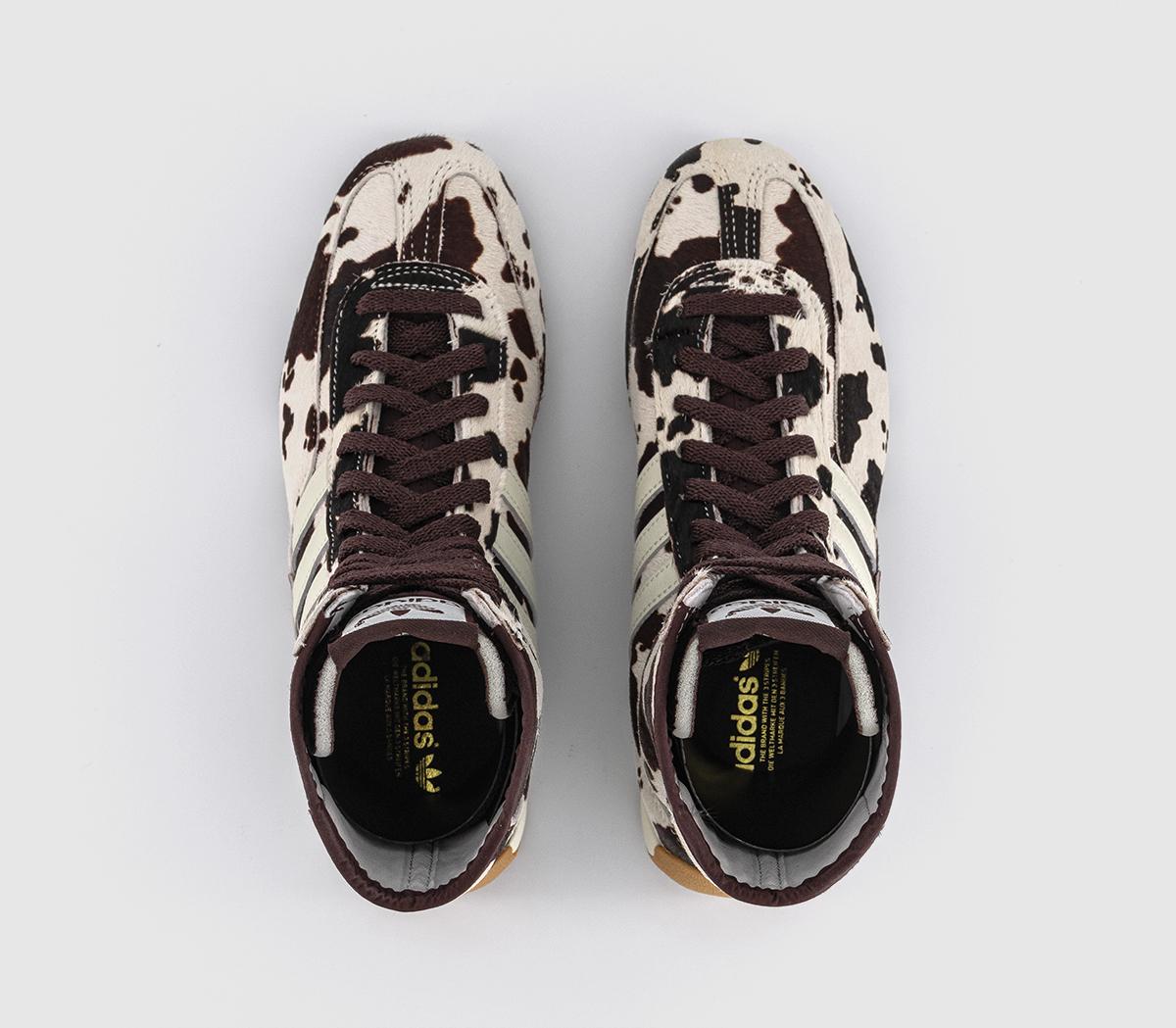 adidasRasant Mid W TrainersShadow Brown Off White Gold Metallic