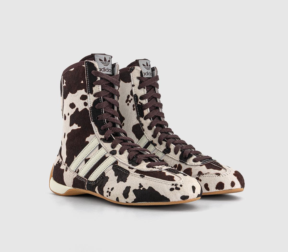 adidasRasant Mid W TrainersShadow Brown Off White Gold Metallic