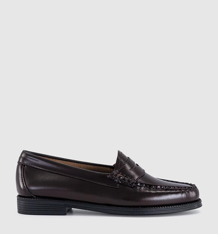 G.H Bass & Co Weejun II Penny Loafers Chocolate Leather