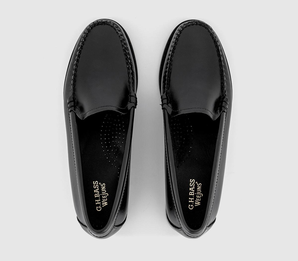 G.H Bass & Co Whitney Loafers G.H Bass & Co Whitney Loafers Black Leather
