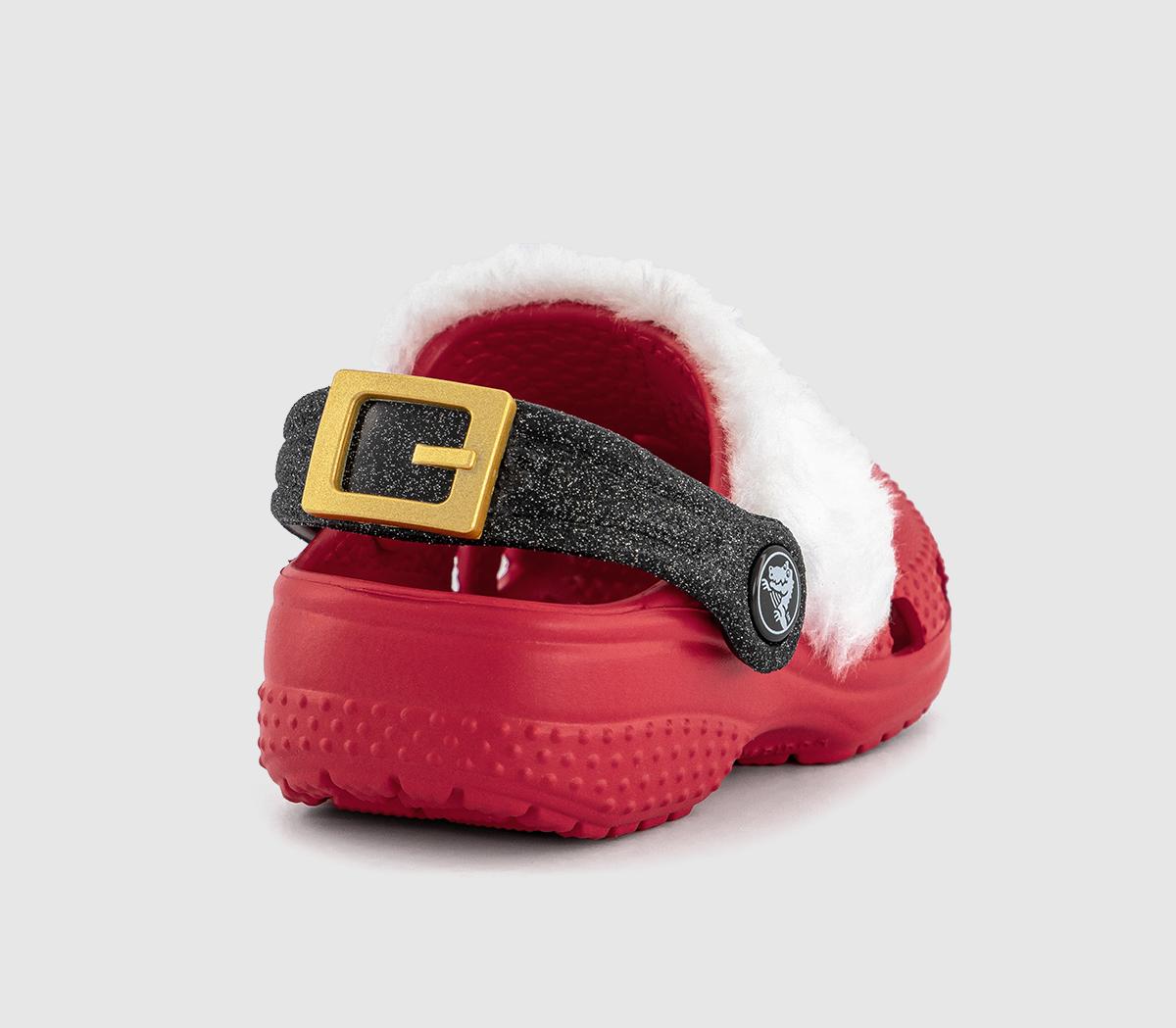 CrocsClassic Lined Santa Clogs Littles CrocsClassic Lined Santa Clogs LittlesVarsity Red Multi