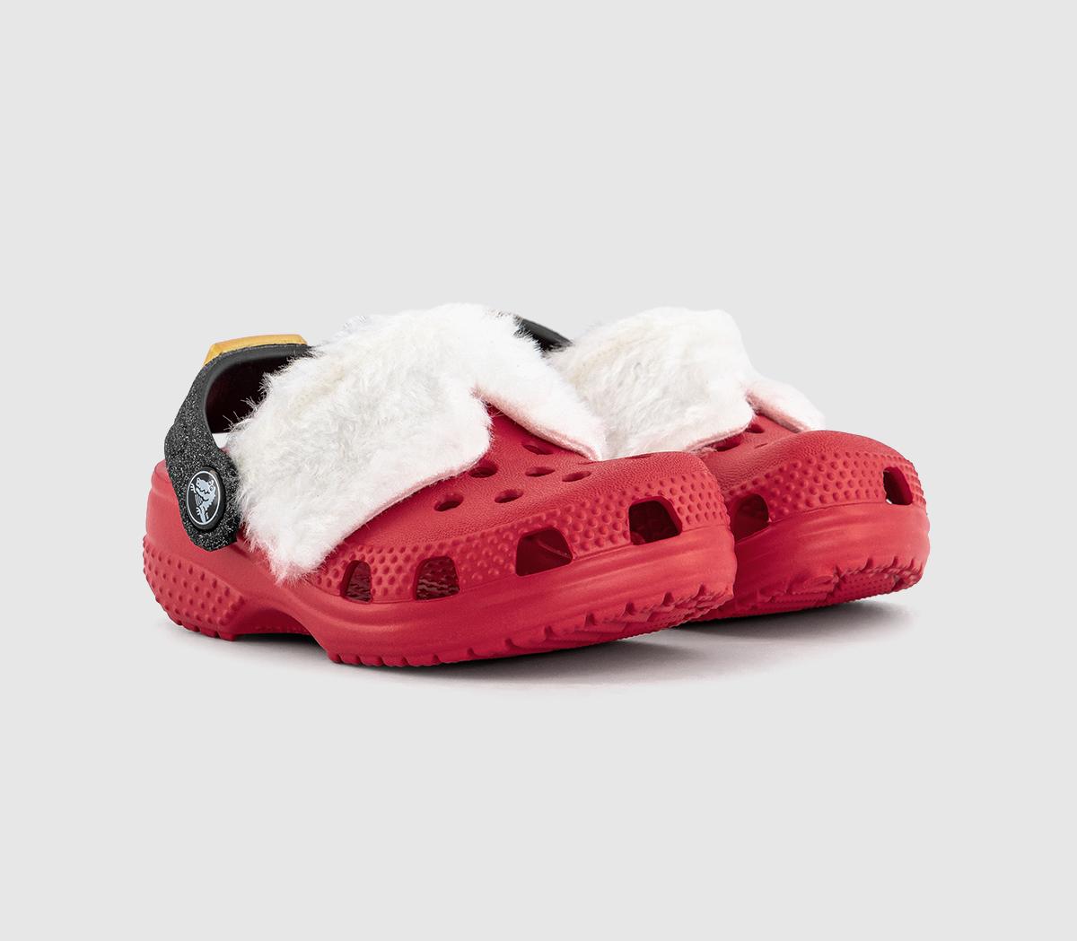 CrocsClassic Lined Santa Clogs Littles CrocsClassic Lined Santa Clogs LittlesVarsity Red Multi