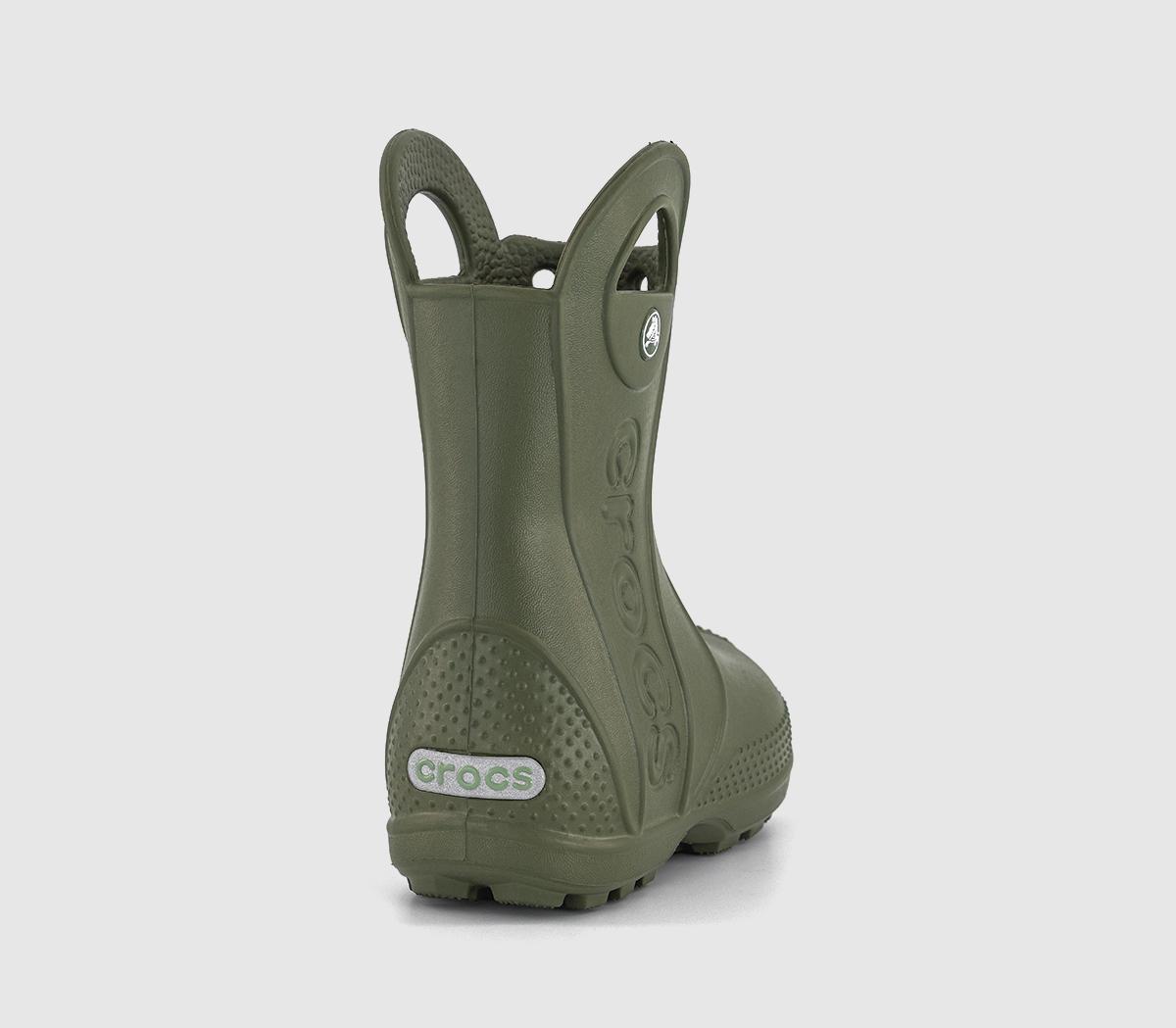 CrocsHandle It Rain Boot ToddlerArmy Green