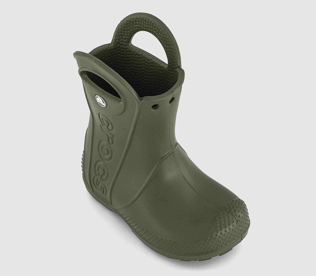 CrocsHandle It Rain Boot ToddlerArmy Green