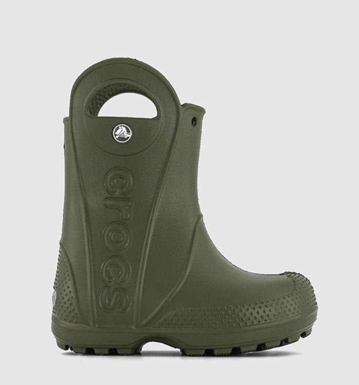 Crocs Handle It Rain Boot Toddler Army Green