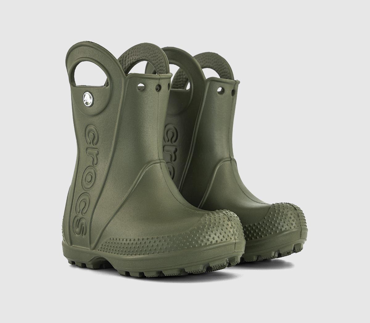 CrocsHandle It Rain Boot ToddlerArmy Green