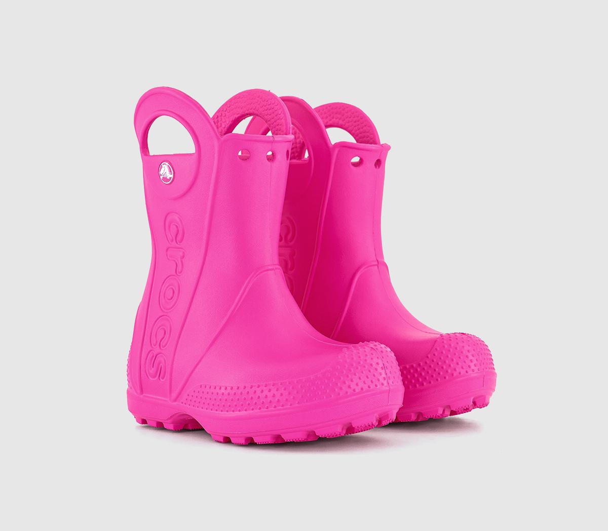 CrocsHandle It Toddler Rain Boots Pink Crush