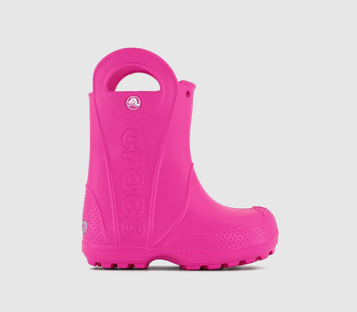 CrocsHandle It Toddler Rain Boots Pink Crush