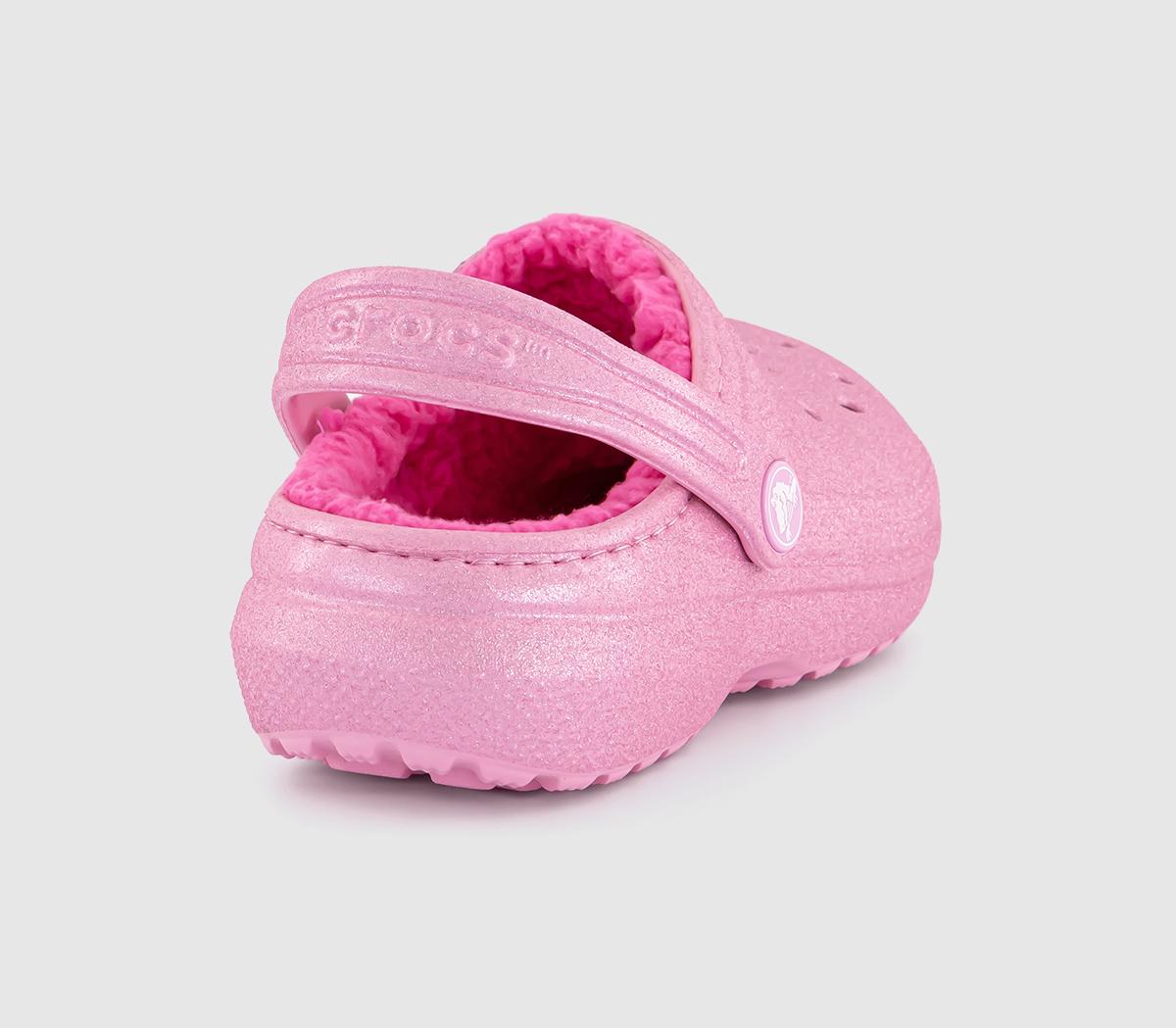 Crocs Classic Lined Kids Clog Crocs Classic Lined Kids Clog Pink Tweed