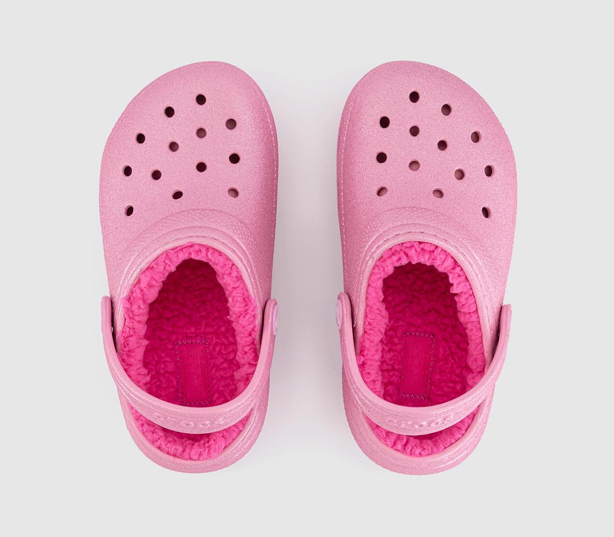 Crocs Classic Lined Kids Clog Crocs Classic Lined Kids Clog Pink Tweed
