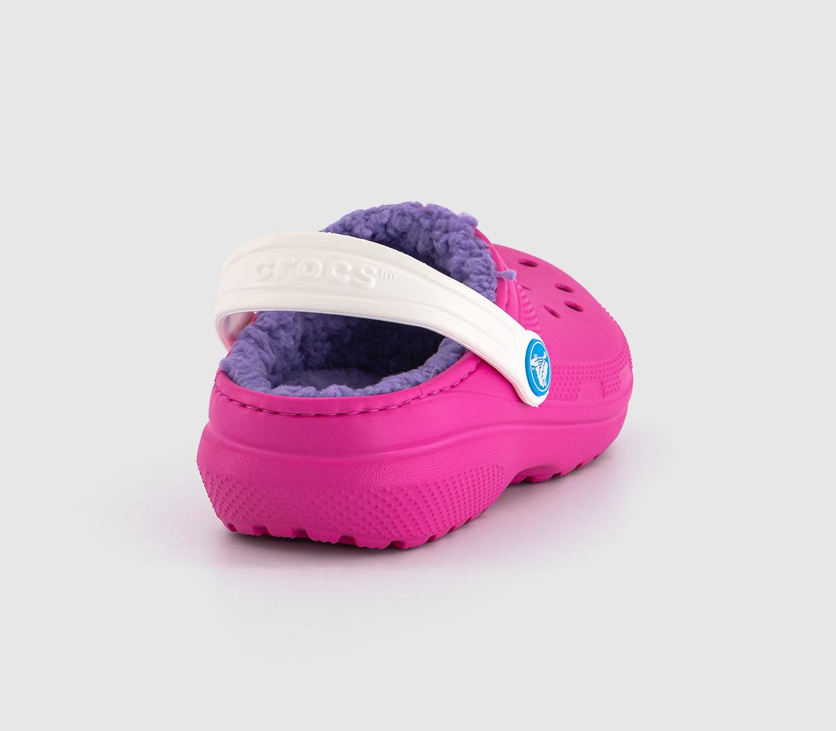 CrocsClassic Lined Kids Clogs CrocsClassic Lined Kids ClogsPink Crush Multi