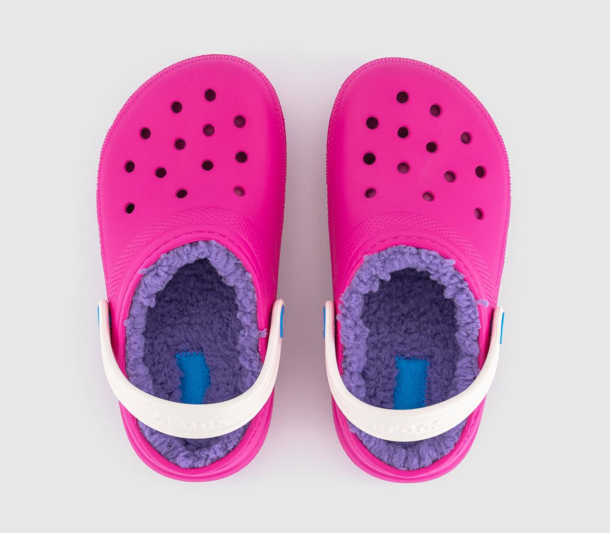 CrocsClassic Lined Kids Clogs CrocsClassic Lined Kids ClogsPink Crush Multi
