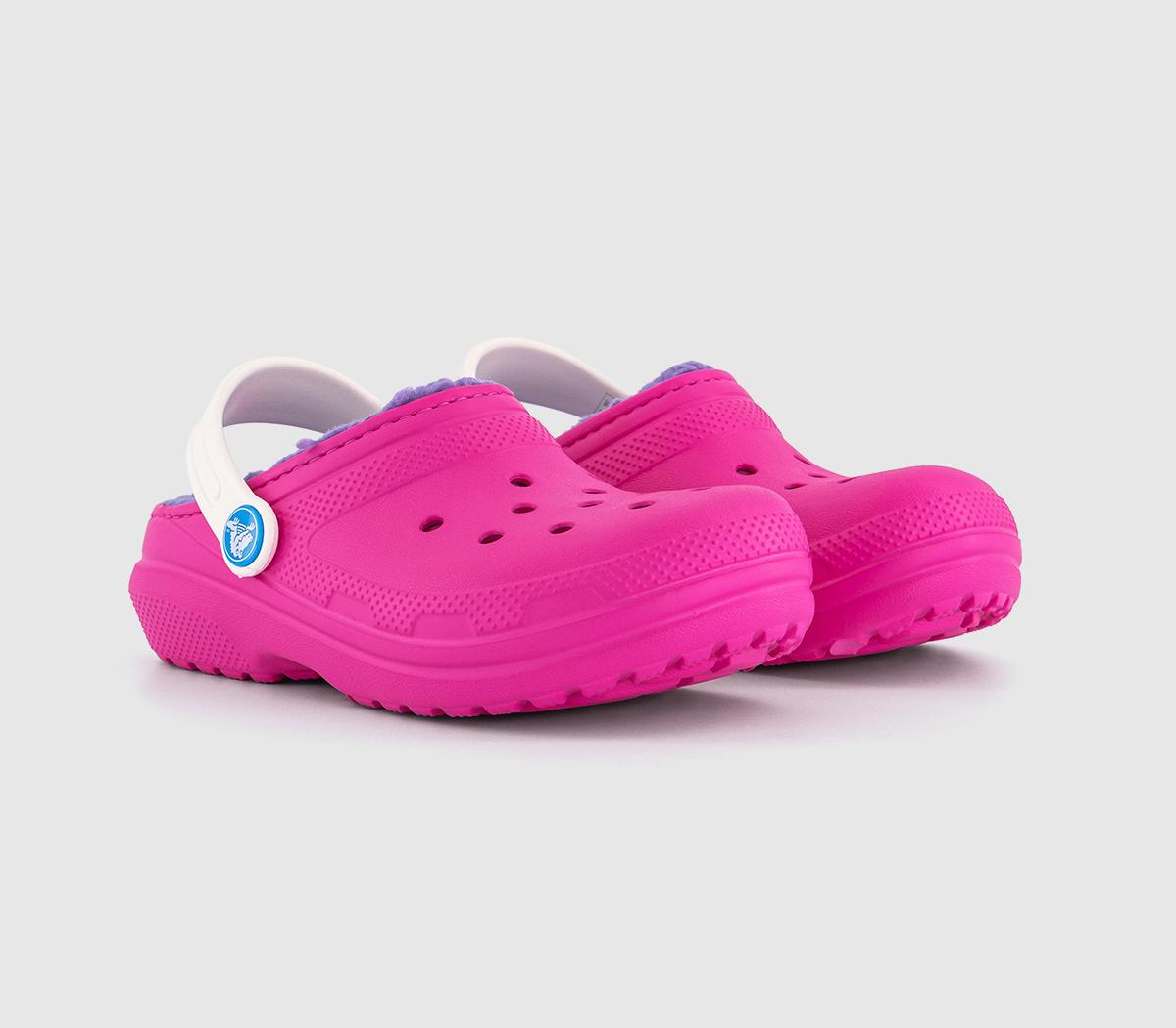 CrocsClassic Lined Kids Clogs CrocsClassic Lined Kids ClogsPink Crush Multi