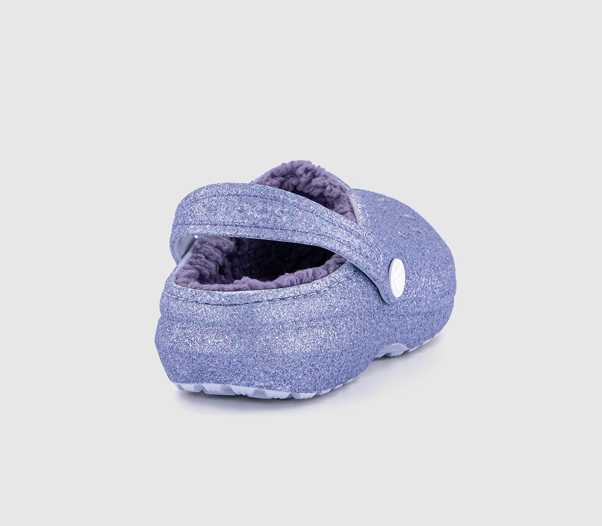 CrocsClassic Lined Kids Clogs CrocsClassic Lined Kids Clogs Frosted Glitter
