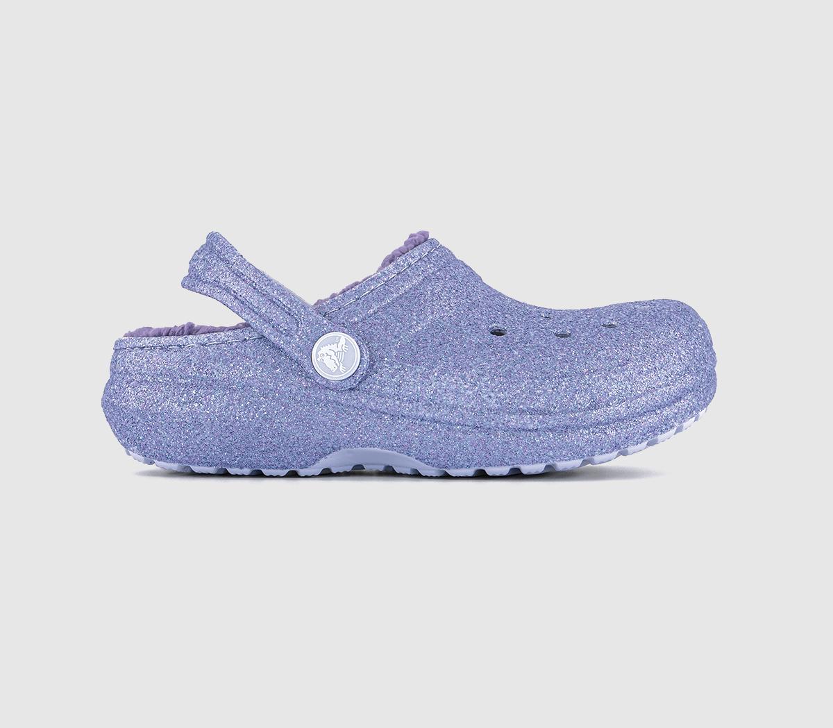 CrocsClassic Lined Kids Clogs CrocsClassic Lined Kids Clogs Frosted Glitter