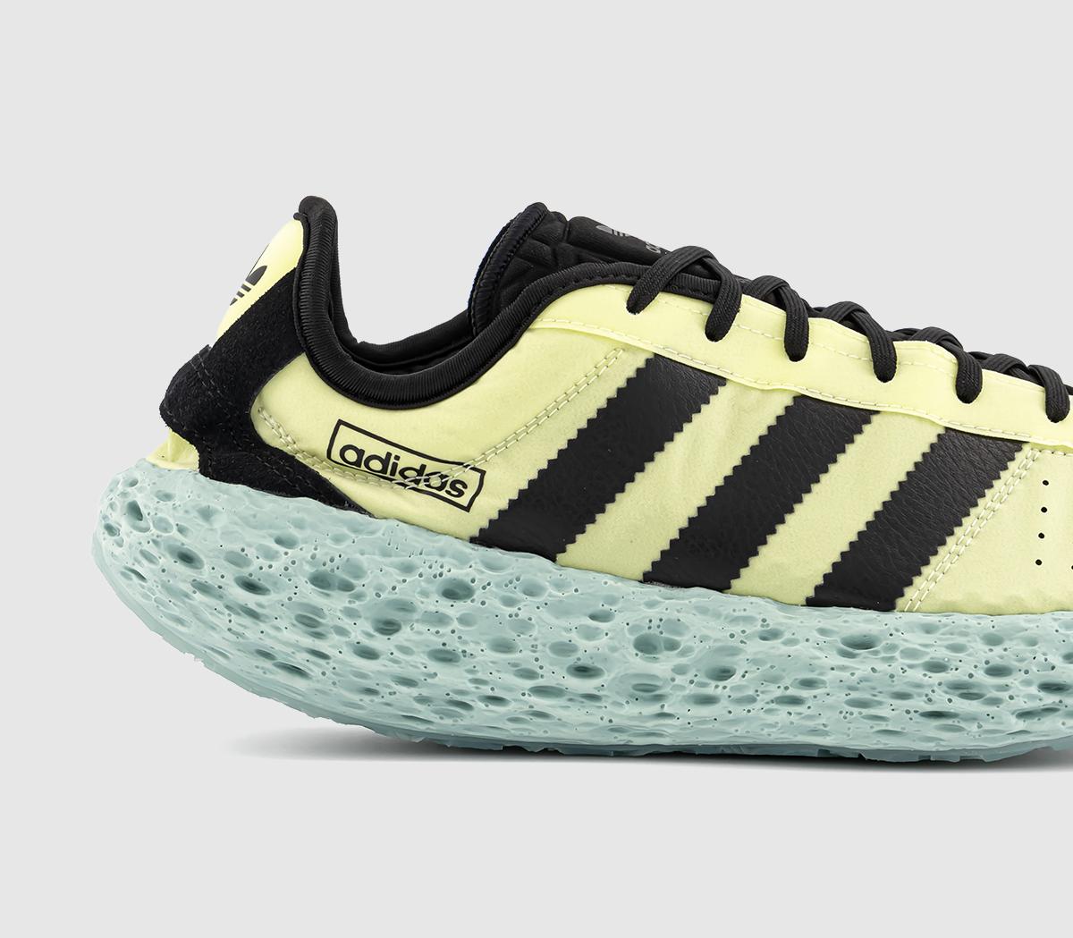 adidas Zponge Trainers Ice Yellow Core Black Focus Blue - Unisex