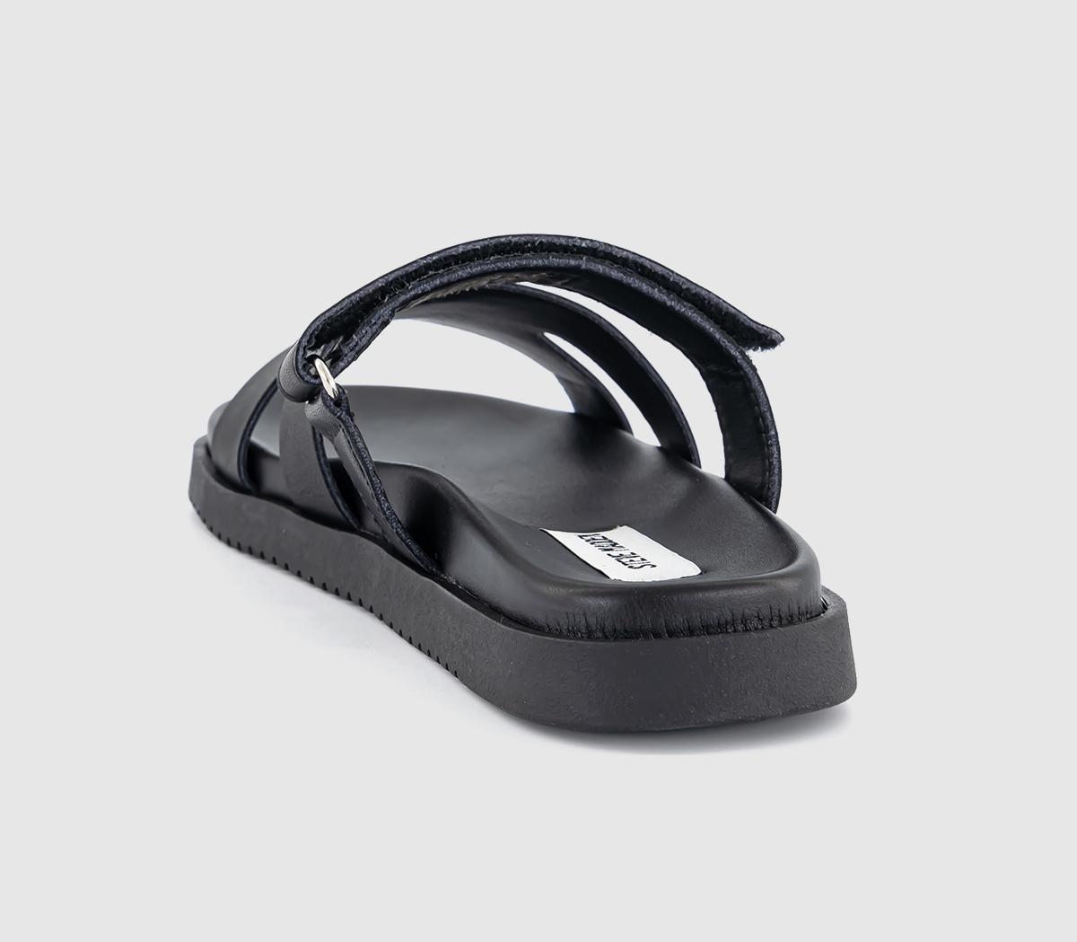 Steve MaddenMissile Sandals Steve MaddenMissile SandalsBlack Leather
