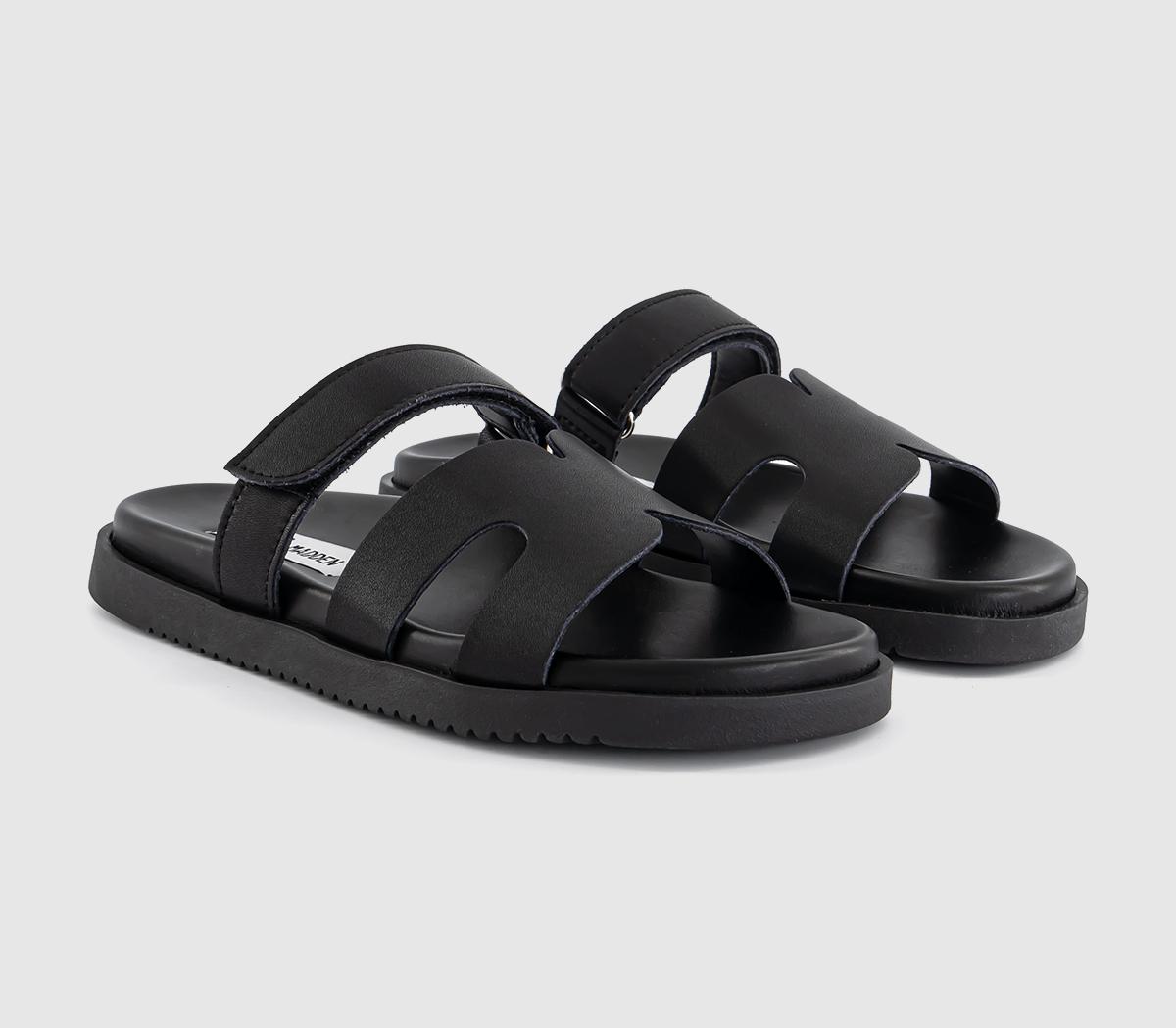 Steve MaddenMissile Sandals Steve MaddenMissile SandalsBlack Leather