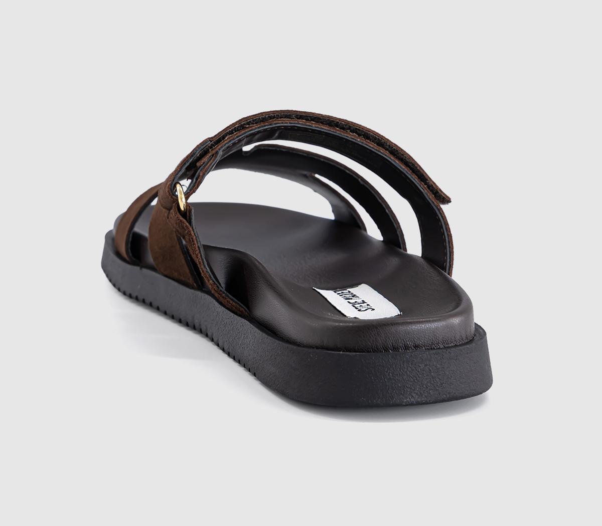 Steve MaddenMissile SandalsDark Brown