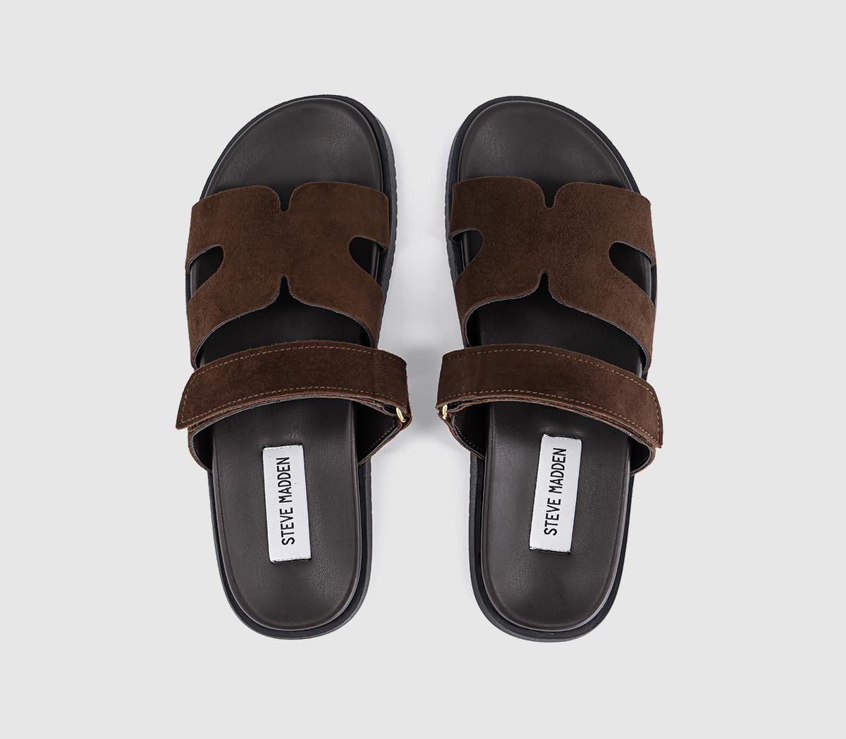 Steve MaddenMissile SandalsDark Brown