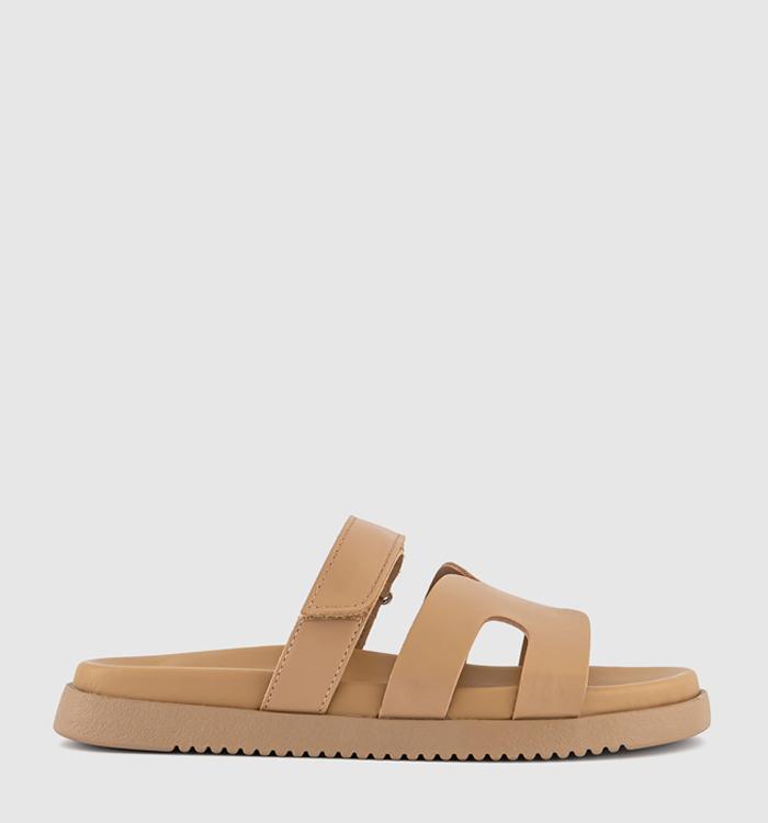 Steve Madden Missile Sandals Cognac Leather