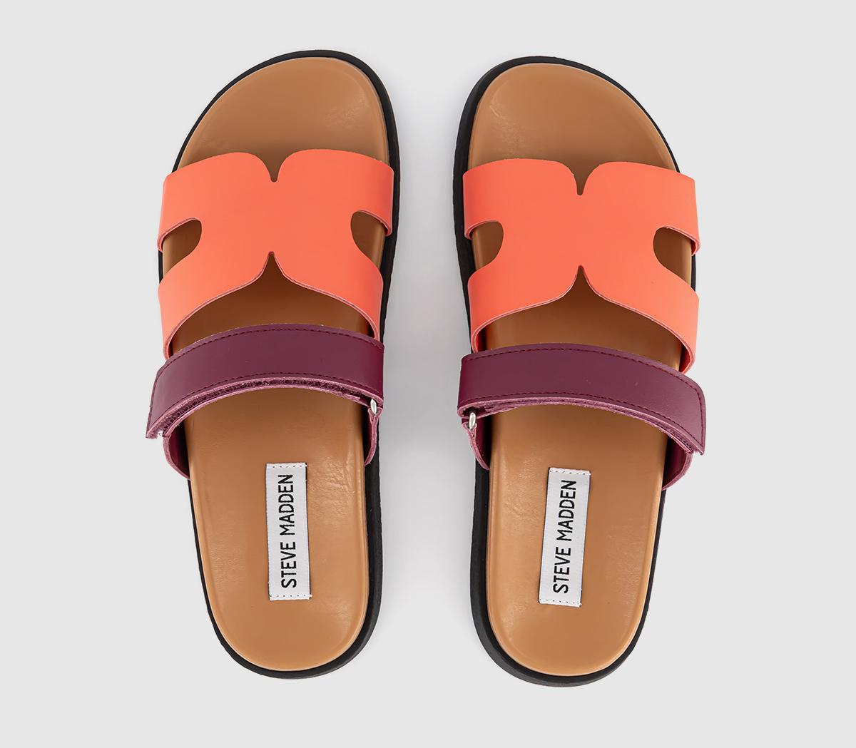 Steve MaddenMissile Sandals Steve MaddenMissile SandalsCoral Plum Mix