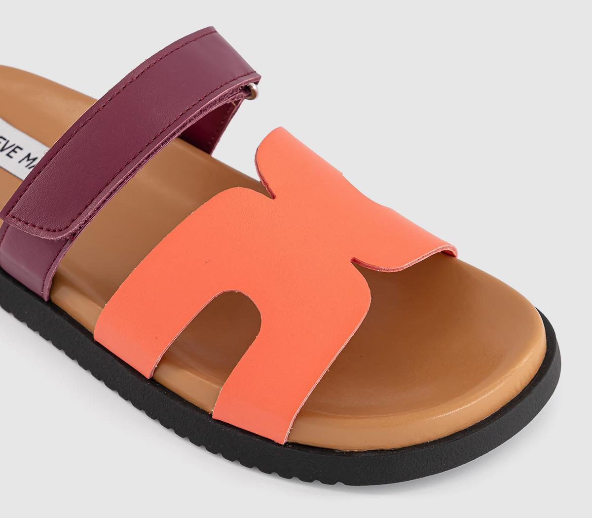 Steve MaddenMissile Sandals Steve MaddenMissile SandalsCoral Plum Mix