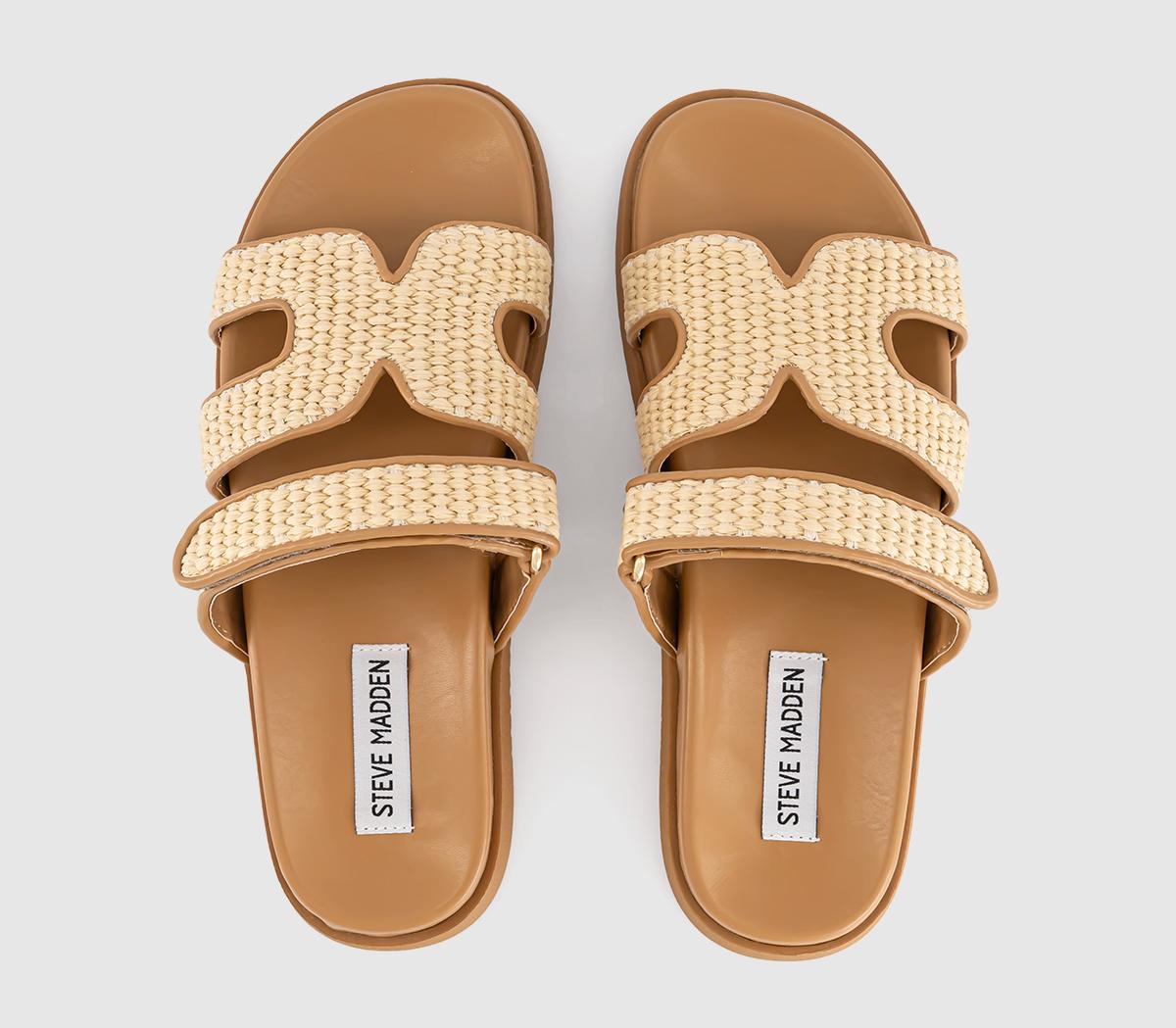Steve MaddenMissile Sandals Steve MaddenMissile SandalsCream Raffia