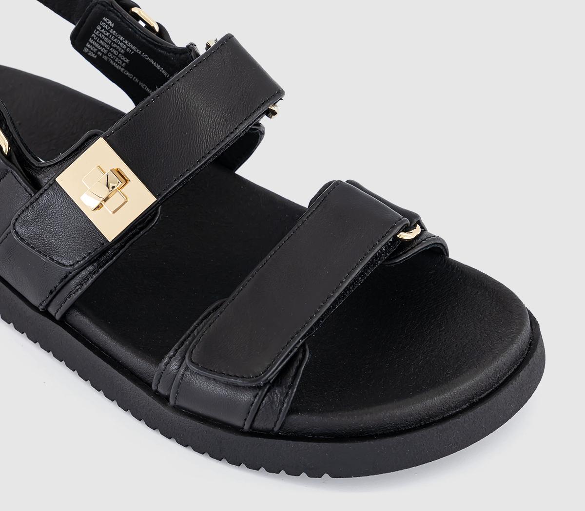 Steve MaddenMona Sandals Steve MaddenMona SandalsBlack Leather
